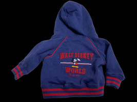 Walt Disney World 12M Baby Hoodie Zip Up Sweatshirt Boys Girls Mickey Mouse - £22.20 GBP