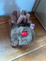 Puffkins Small Chubby Brown Plush Holiday Reindeer Stuffed Animal  – 5 inches hi - £8.71 GBP