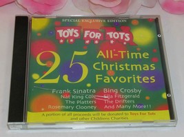 Toys for Tots 25 Tracks Gently Used CD Christmas Music Sinatra Crosby Ella Cole - £8.99 GBP