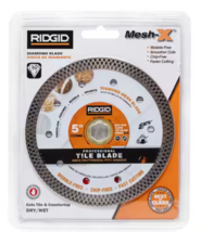Ridgid HD-CM50P 5" Mesh Rim Diamond Blade - $39.00