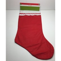 Jumbo 33&quot; Red Felt Christmas Stocking Holiday Ex Large Oversized Big Huge - $24.99