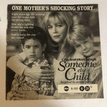 Someone Else’s Child Vintage Tv Guide Print Ad Lisa Hartman Black TPA23 - £4.43 GBP