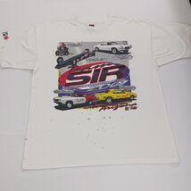 Vintage 1994 Fruit of the Loom TEAM SIR RACEWAY Men's XL White Graphic T Shirt - $26.72