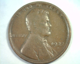 1922-D LINCOLN CENT PENNY EXTRA FINE XF EXTREMELY FINE EF NICE ORIGINAL ... - $44.00