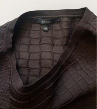 Gucci Women’s Dark Brown Textured Sleeveless Sheath Dress XS Made in Italy image 4