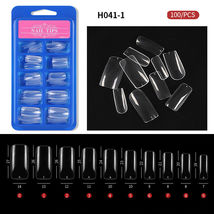 100Pcs HalfFull Cover Nails Artificial False Nail Tips Model#1 - £4.13 GBP