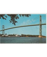 1000 Islands Bridge Wellesley Island NY Vintage Postcard Unposted - £3.51 GBP