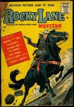 ROCKY LANE WESTERN #75 1957 CHARLTON COMICS BLACK JACK G - $25.22