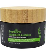 Herbishh Pro Keratin Argan Hair Mask Cream - 150gms - $11.00