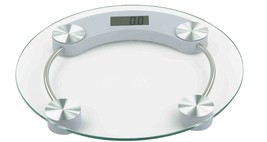 440 lb Round Glass Bathroom Weight Scale Jumbo  Measures Pounds and Kilograms - £23.34 GBP