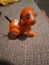 Vintage 1986 Fisher Price Barn Animal Replacement Piece Part Brown Dog - $6.44