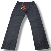 New King Maker Jeans Size 34 W34&quot;xL33&quot; Mens Straight Leg Jeans Black Den... - $37.69