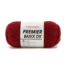 Premier Yarns Basix DK Yarn-Burgundy - £11.92 GBP