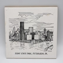 Céramique Tuiles Pittsburgh Point État Park Skyline - £39.78 GBP