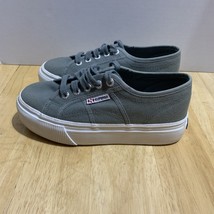 Superga Unisex Shoes Cotu Classic Gray Canvas Sneakers  Size 4.5M/6W - $25.30
