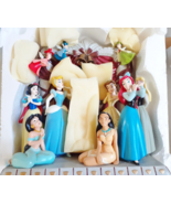Vtg Disney Princess Princesses Fairies Figurine Ceramic Cinderella New i... - £153.39 GBP