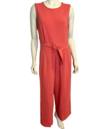 NWT London Times Coral Sleeveless Long Pant Jumpsuit Size 10 - €24,36 EUR