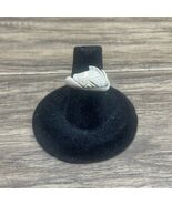 Vintage Quality Fashion Jewelry Handcarve Engraved Natural Seashell Ring... - $7.91