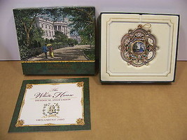 Christmas 2005 White House Historical Association Garfield Gold Plate Ornament - £15.90 GBP