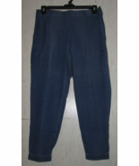 EXCELLENT WOMENS H BY HALSTON LYOCELL DENIM LOOK PULL ON JOGGER PANT  SI... - $36.85 CAD