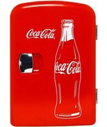 Coca-Cola Classic 4 Liter 4.2 Quarts 6 Can Portable Cooler Mini Fridge, ... - £54.25 GBP