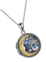 Guardian Angel Locket Necklace That Holds Pictures for - £129.56 GBP