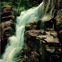 Cascade Above Flume Franconia Notch New Hampshire NH Unused Phostint Postcard - £7.19 GBP