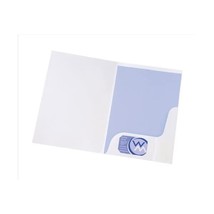 Corporate &amp; Presentation White Gloss Presentation Folders A4 Size (Pack ... - $78.00