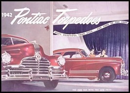 1942 Pontiac Prestige 6 &amp; 8 Brochure Torpedo Fleet Streamliner BIG - $43.56