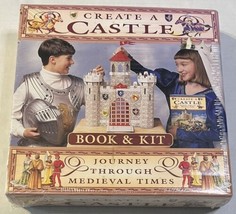 Publications Itnl Create a Castle Book &amp; Kit Journey Through Medieval Times NEW - $12.95