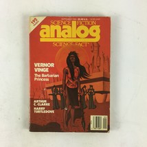 September 1986 Analog Science Fiction Fact Magazine Vernor Vinge Arthur C.Clarke - £7.83 GBP