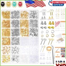 Premium Earring Kit with 2320 Pieces: Jump Rings, Backings &amp; Tools Included - $350.07 MXN