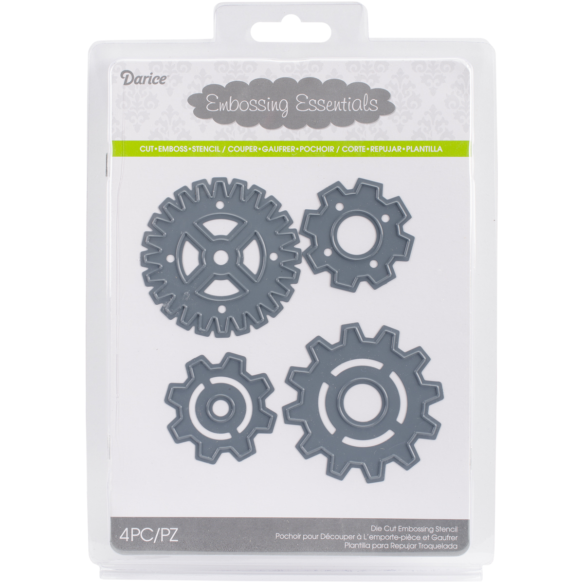 Embossing Essentials Dies Gears - $38.79