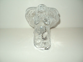 New St. George 24% Lead Crystal Praying Angel Votive Candle Holder 6&quot; High USA - £11.74 GBP