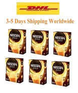 6 Box NESCAFE Gold 3 In 1 Instant Coffee  72 Sticks x 21 g Fast shipping - £46.61 GBP