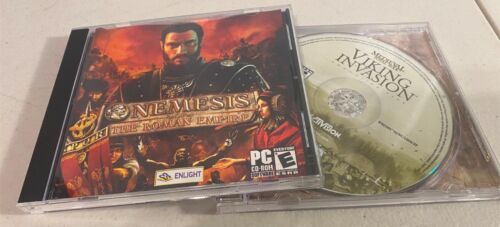 Primary image for Lot Of 2 CD Rom Games Nemesis  Roman Empire & Medieval Total War Viking Invasion