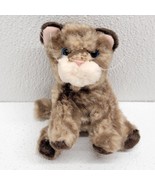 Russ Berrie Whiskers Kitty Cat Plush 5&quot; Brown Stripe Tabby Kitten 2480 B... - $232.50 MXN