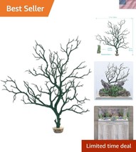 Moss Green 22-Inch Aquarium Ornament with Weighted Base - Ideal for Aqua... - $45.00