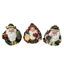 3 Round Possible Dreams 1995 German Santa 4&quot; Figurine Seasonal Holiday Décor - £23.97 GBP