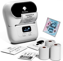 Phomemo M110S Upgraded Bluetooth Label Printer For Barcode, Clothing,, White. - £65.74 GBP