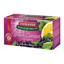 Teekanne BLACKCURRANT Tea  - 20 tea bags- Made in Germany  FREE SHIPPING - £7.03 GBP