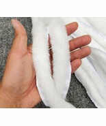 3 Meters - FAUX fur trim, FAUX Rabbit fur trim, Off White Fur Trim, Fur ... - €8,67 EUR