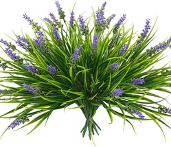 12 Bundles Artificial Plants Outdoor, 18.2&quot; Uv Resistant Faux Monkey, Pu... - $31.94