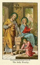 The Holy Family – Ora Et Labora – Based on an Vintage American Holy Card – Catho - £11.05 GBP+