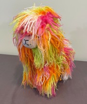 Jellycat Jelly Cat London Fiesta Llama Plush Colorful 14&quot; Stuffed Animal Retired - £32.06 GBP