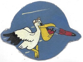 1953 Hand Painted RKO Pictures Disney USAAF 67th Bomber Squadron 44th Gr... - $125.00