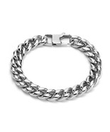 Stainless Steel Hip Hop Cuban Bracelet (Circumference 22cm) - $26.02 CAD