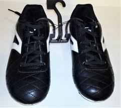 Athletic Works Boys Black White Soccer Cleats Shoes Sizes 2, 4, 5 and 6 NWT - $242.52 MXN