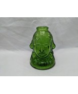 Vintage Wheaton N J George Washington Green Glass Bottle 2 1/2&quot; X 3 1/2&quot; - $224.18 MXN