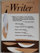 The WRITER Magazine August 1975 Ben Bova Adele Glimm Peter Lovesey - £7.90 GBP